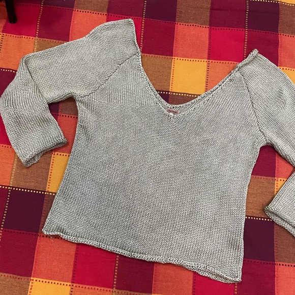 Free People cropped Sweater - Picture 2 of 12